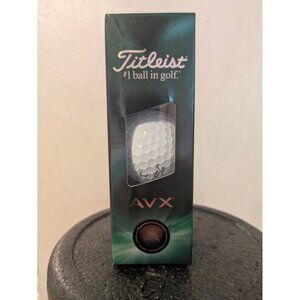 BRAND NEW Titleist AVX Golf Balls 3-Pack White